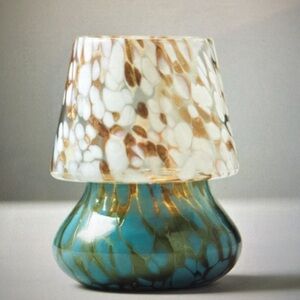 Anthropologie Champagne Glass Lamp Candle